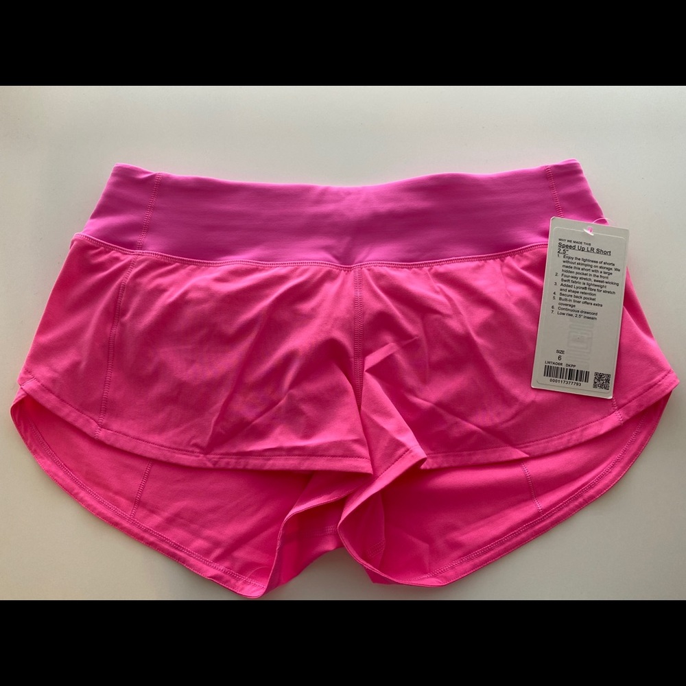 dark prism pink speed up shorts